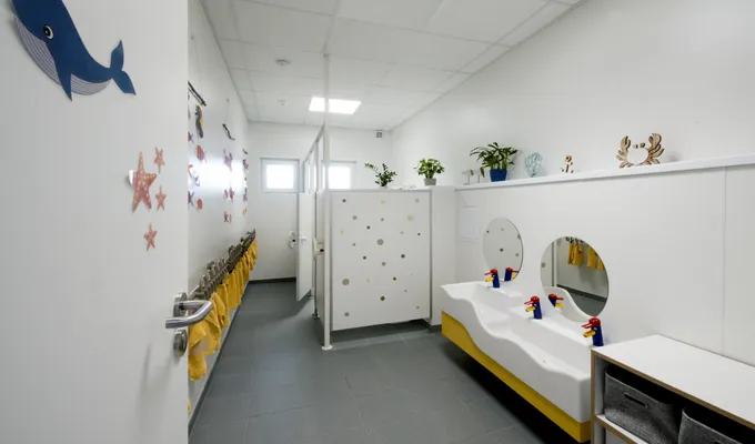 Kindgerechte Sanitärräume