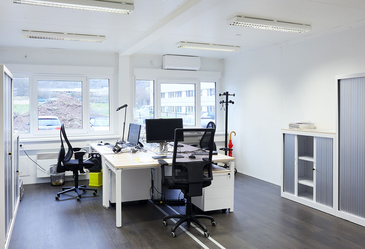 Temporäres Bürogebäude