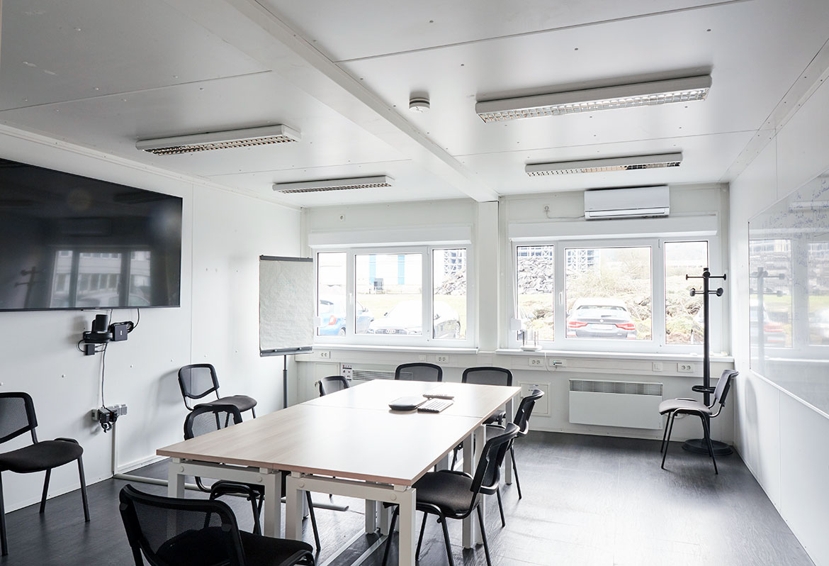 Temporäres Bürogebäude