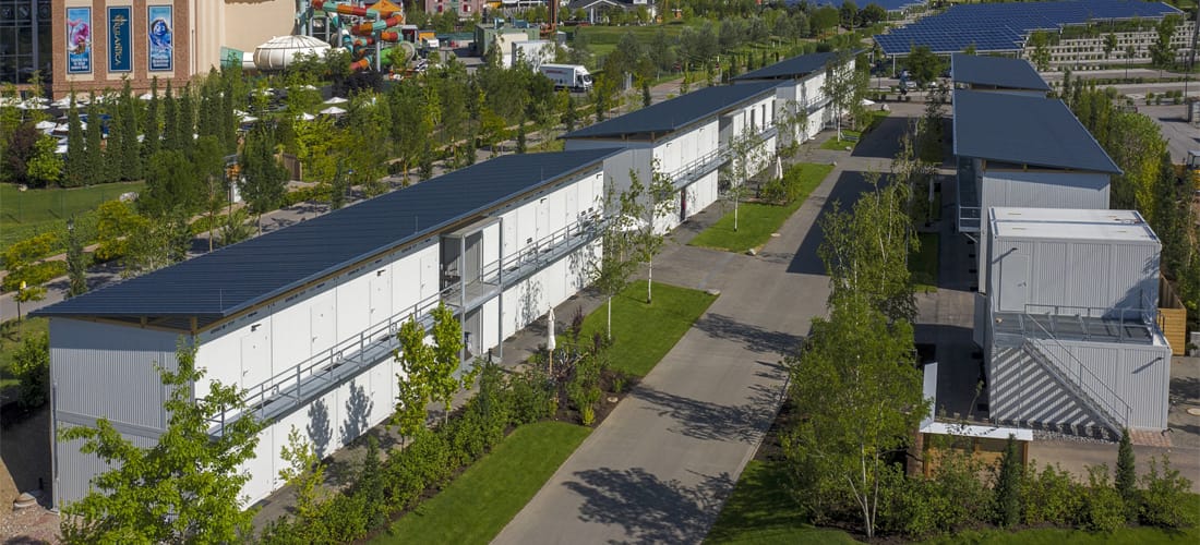 Micro Campus an der Wasserwelt Rulantica im Europa-Park Erlebnis-Resort